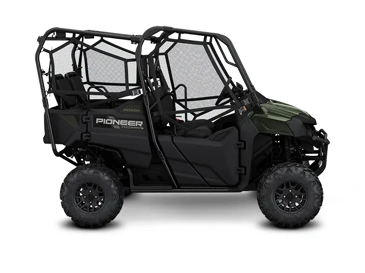 2025 Honda Pioneer 700-4P DLX Black Forest Green
