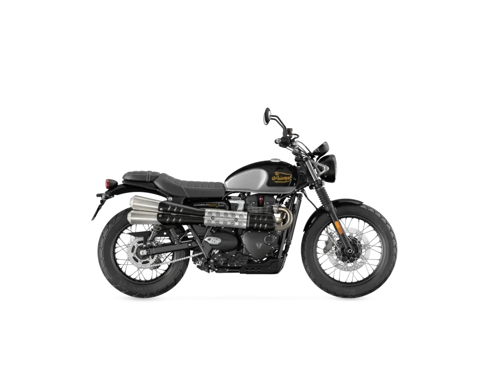 2024 Triumph Scrambler 900 Scrambler 900 Icon Edition - Sapphire Black Aluminium Silver alt