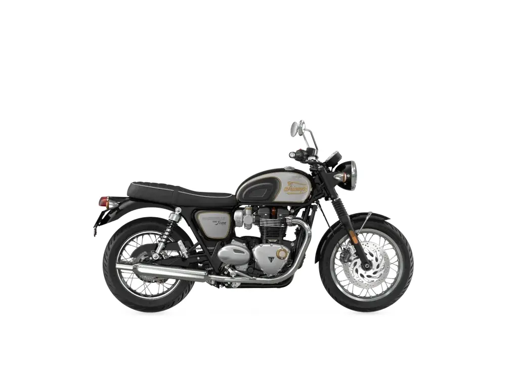 2024 Triumph Bonneville T120 Icon Edition – Sapphire Black Aluminium Silver