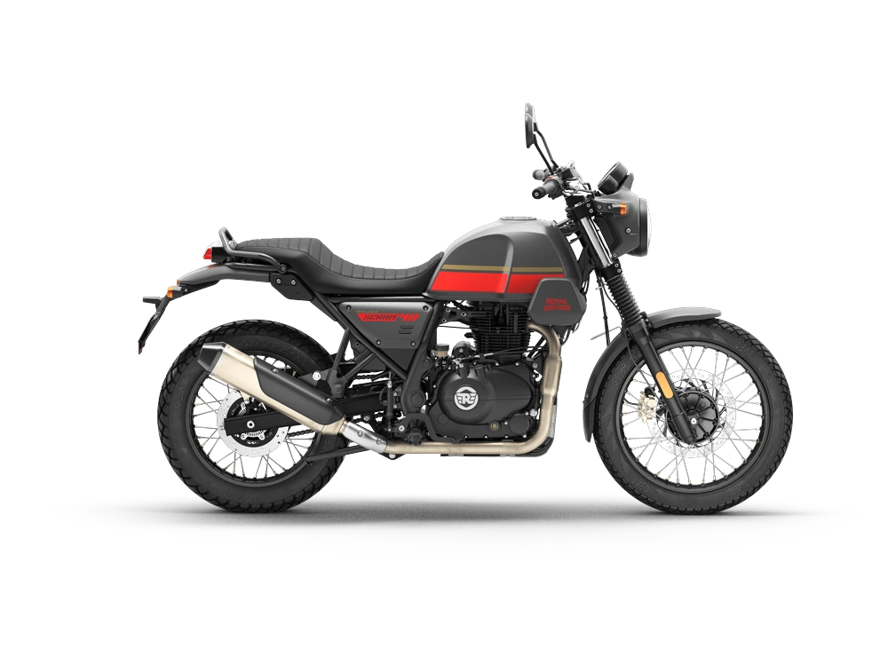 Royal Enfield Scram 411 Scram 411 Blazing Black 2025 alt