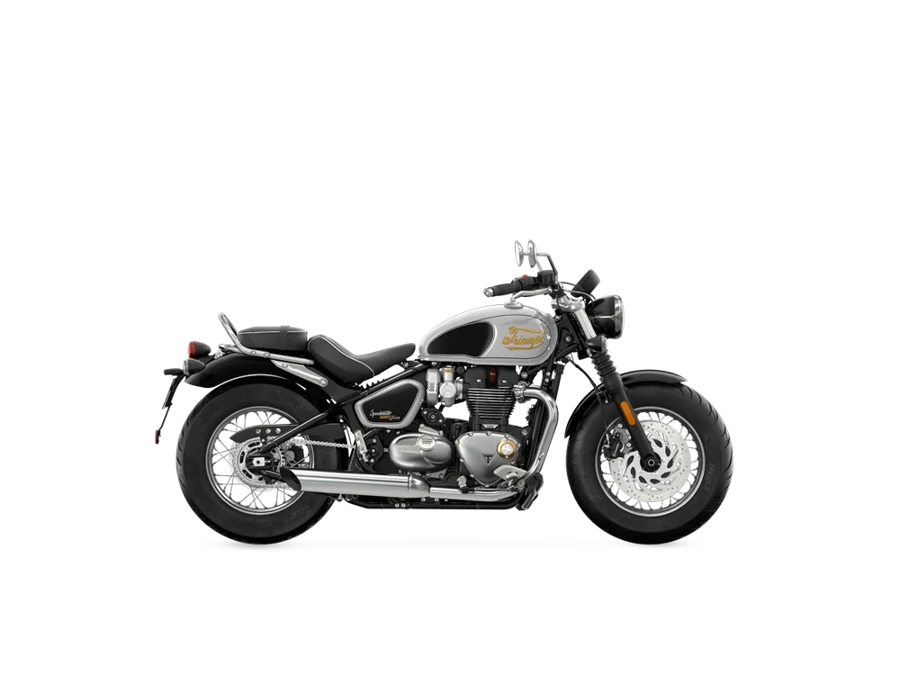 Triumph Bonneville Speedmaster Bonneville Speedmaster Icon Edition - Aluminium Silver Sapphire Black 2024 alt