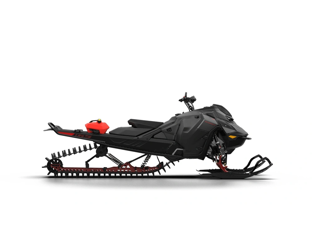 2025 Ski-Doo Summit Summit Adrenaline with Edge Package 850 E-TEC TURBO R Carbon Black and Spartan Red 850 E-TEC TURBO R