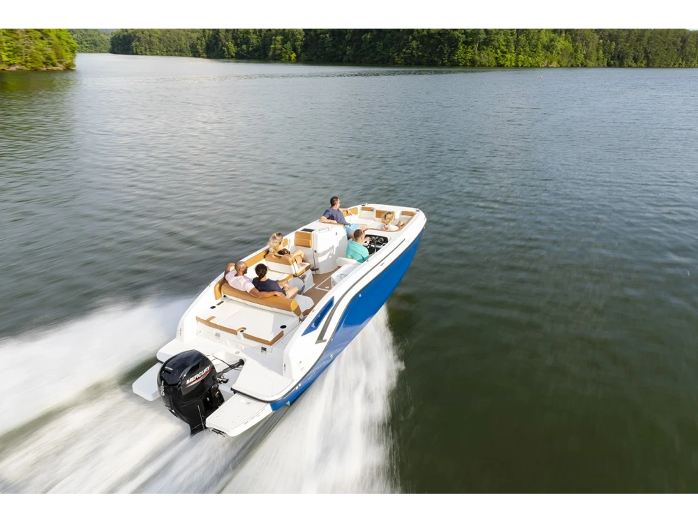 2025 Bayliner DX2200 DX2200 Blue Hull Sides (White Bottom) alt