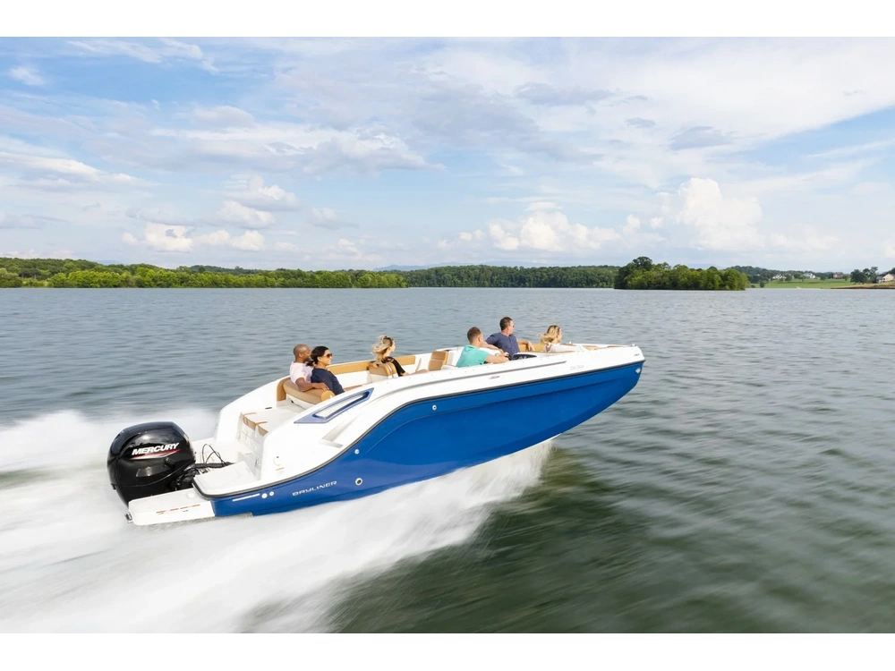 2025 Bayliner DX2200 DX2200 Blue Hull Sides (White Bottom) alt