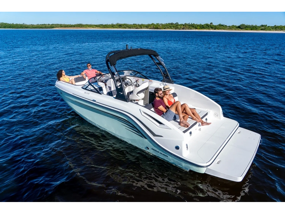 2025 Bayliner DX2250 DX2250 Blue Hull Sides (White Bottom) alt