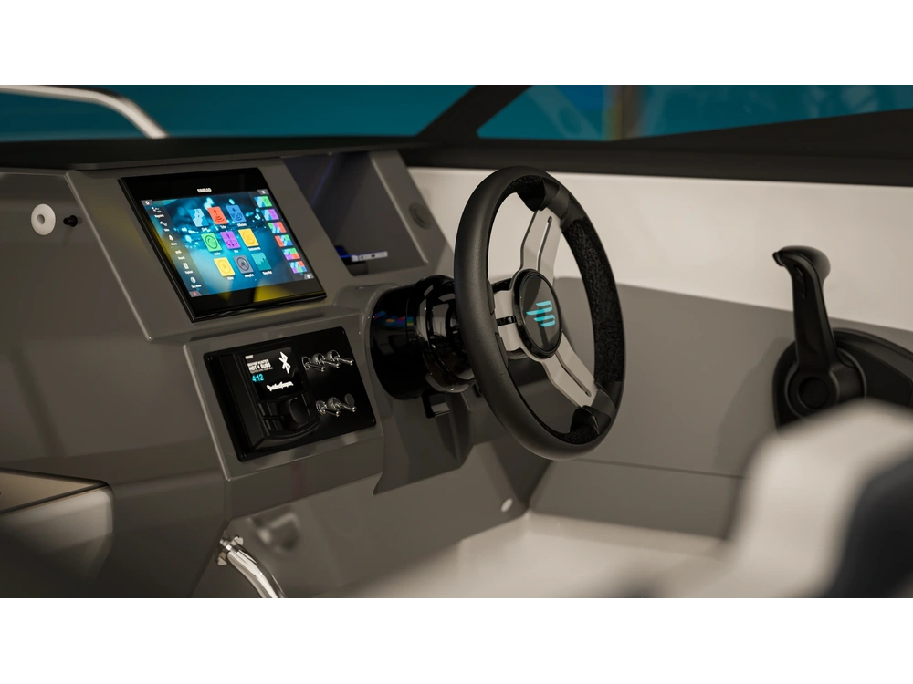 2025 Bayliner C21 C21 White bottom w/ navy blue hull alt