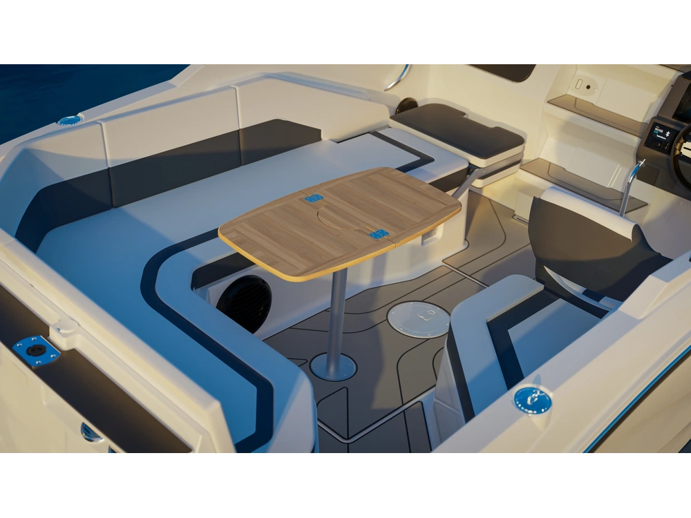 2025 Bayliner C21 C21 White bottom w/ navy blue hull alt