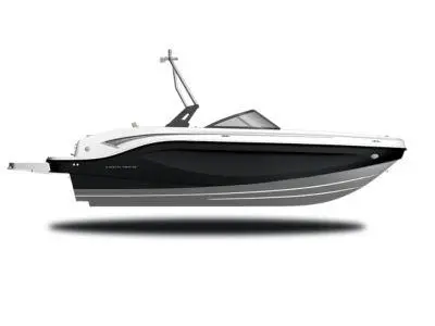 Bayliner DX2200 Black Hull Sides (White Bottom) 2025