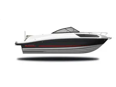Bayliner CIERA 8 Black Hull Sides (White Bottom) 2025