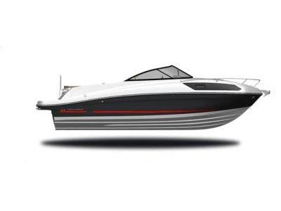 2025 Bayliner CIERA 8 CIERA 8 Black Hull Sides (White Bottom) alt