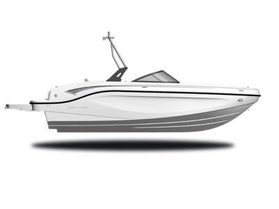 2025 Bayliner DX2250 DX2250 Solid White Hull alt