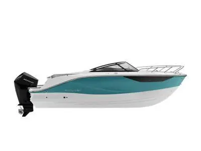 Bayliner C21 White bottom w/ kingfisher blue hull 2025