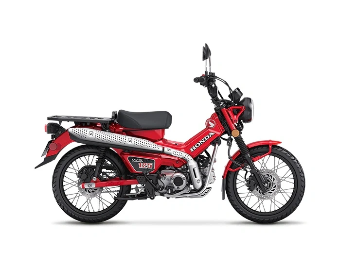 2025 Honda Trail 125 Standard Glowing Red alt