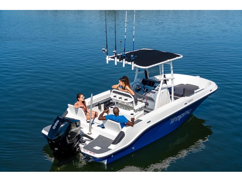 2025 Bayliner T22CC T22CC Blue Hull Sides (White Bottom) alt