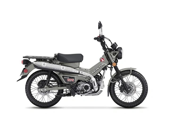 2025 Honda Trail 125 Trail 125 Standard Pearl Smoky Gray alt