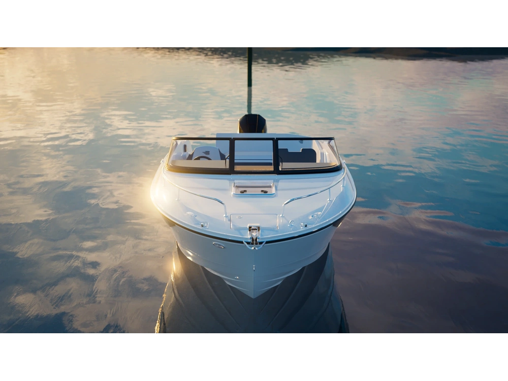 2025 Bayliner C21 C21 White bottom w/ navy blue hull alt