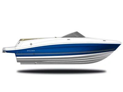 2025 Bayliner VR6 VR6 Whale Blue Hull Sides w/ White Bottom alt