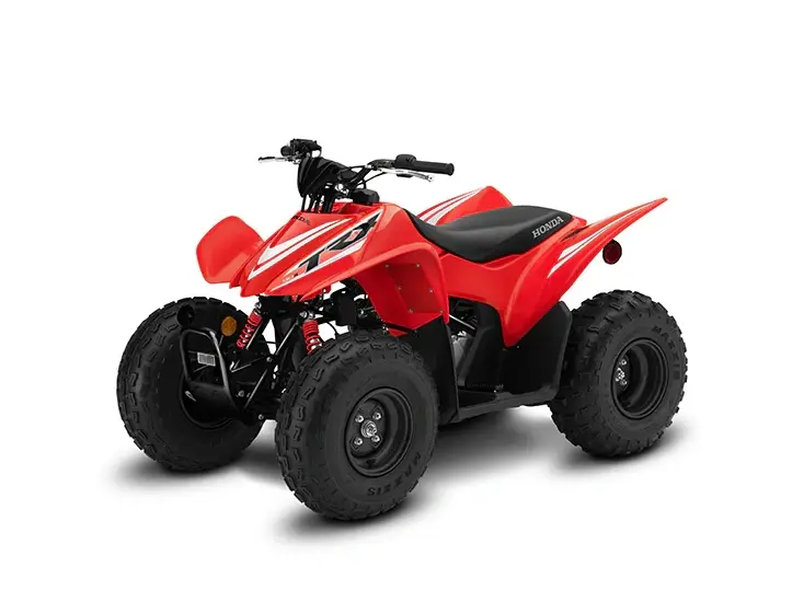 2025 Honda TRX90X Manual Shift Nitro Red