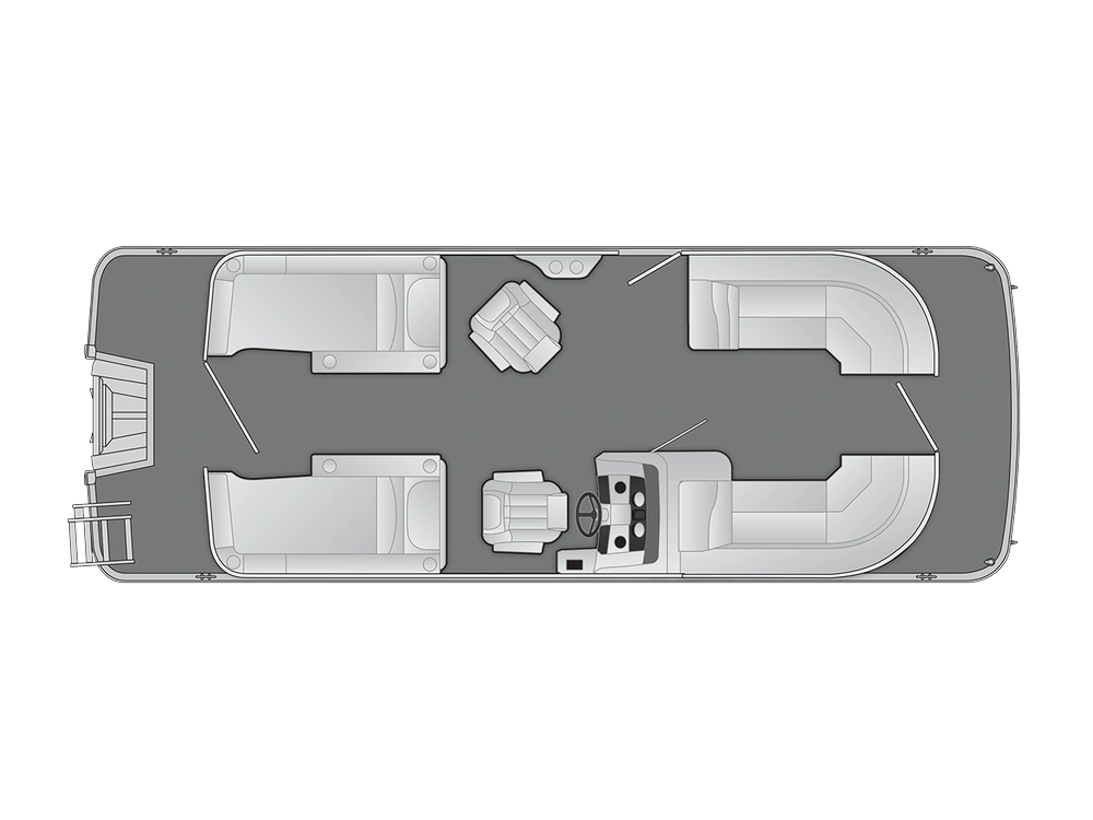 2025 Bennington Marine SX Line 23 SX Stern Lounge alt