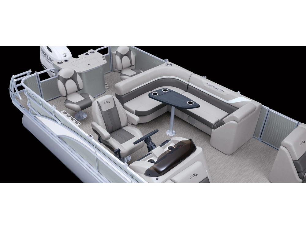 Bennington Marine SX Line 20 SX Stern Radius Quad Bench 2025 alt
