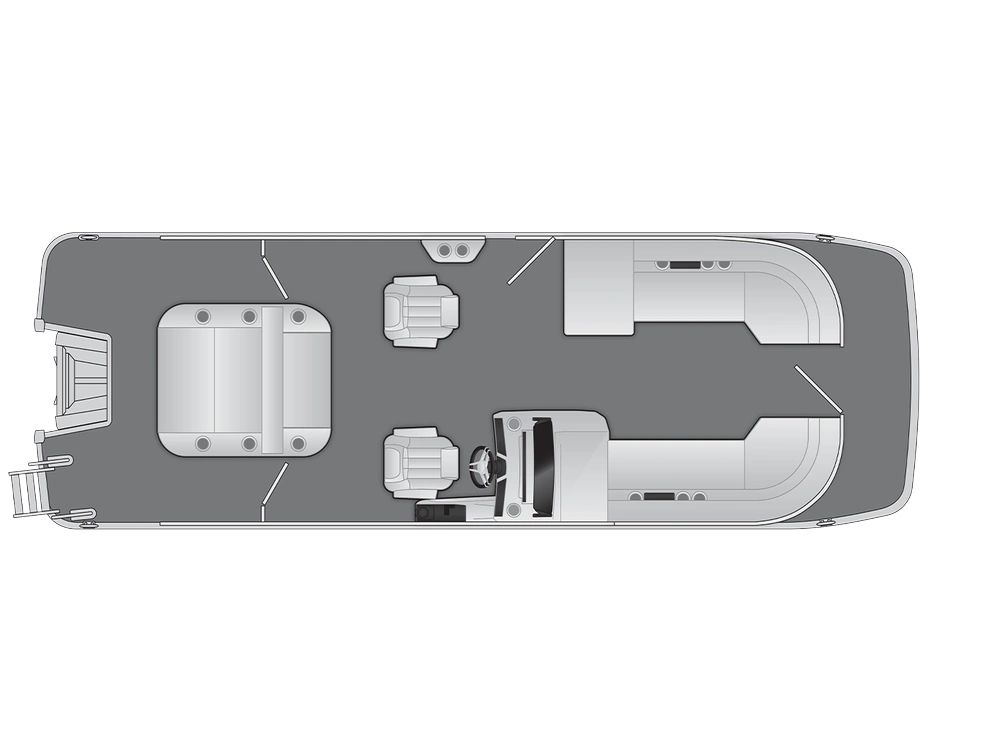 2025 Bennington Marine M Line 24 M Center Swingback alt