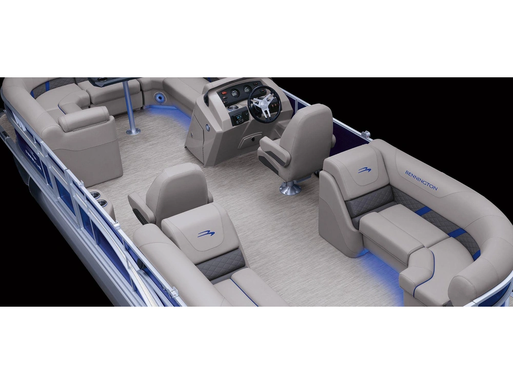 Bennington Marine SX Line 20 SX Stern Radius Quad Bench 2025 alt