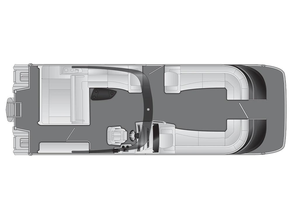 Bennington Marine QX Line 30 QX Swingback W/ Arch 2025 alt