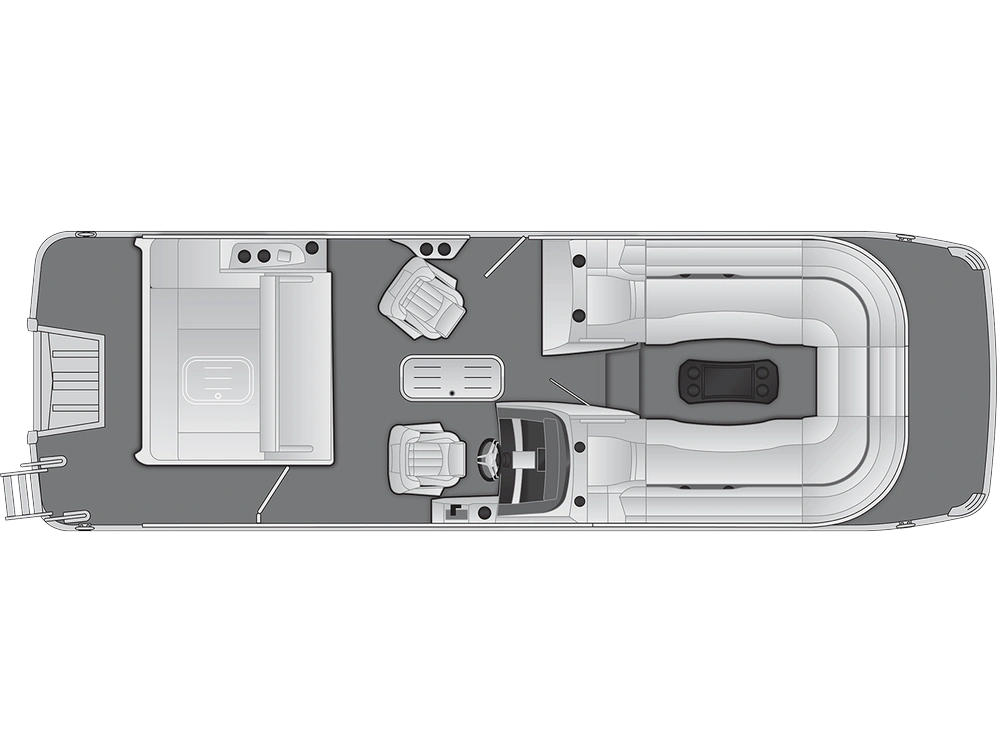 2025 Bennington Marine R Bowrider Line 25 RT Swingback alt