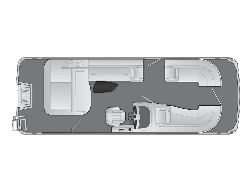 Bennington Marine LX Sport Line 24 LXS Swingback 2025 alt