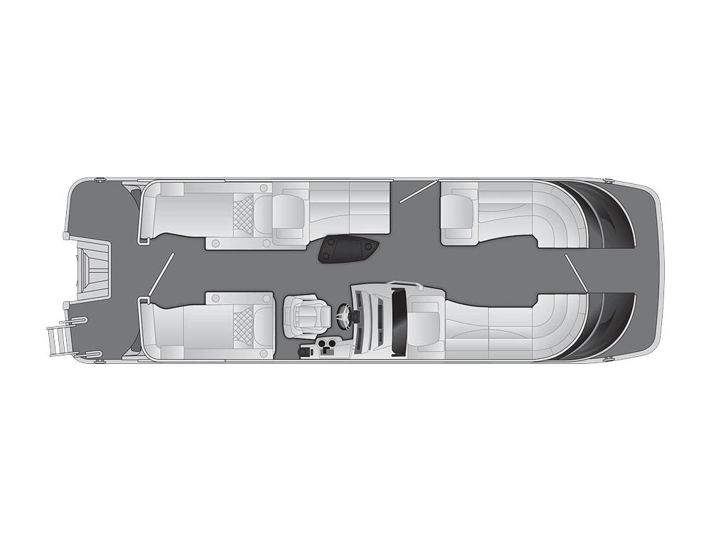 2025 Bennington Marine Q Line 25 Q Stern Lounge alt
