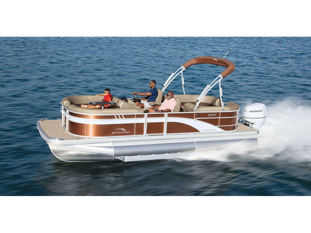 Bennington Marine SX Line 20 SX Stern Radius Quad Bench 2025 alt