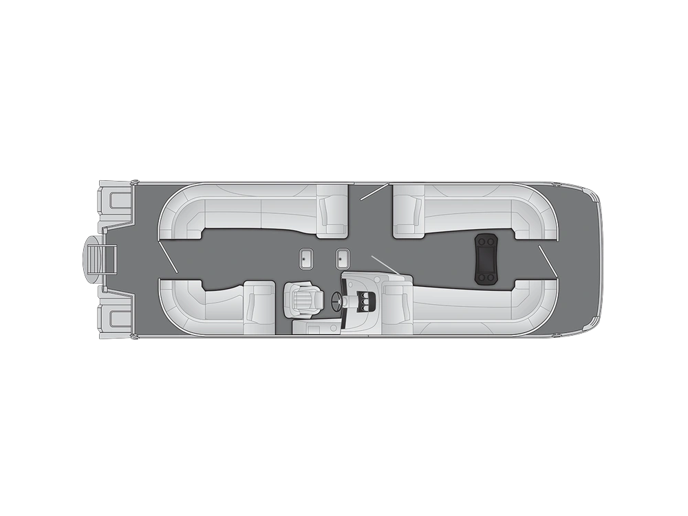 Bennington Marine R Line 27 R Quad Bench 2025 alt