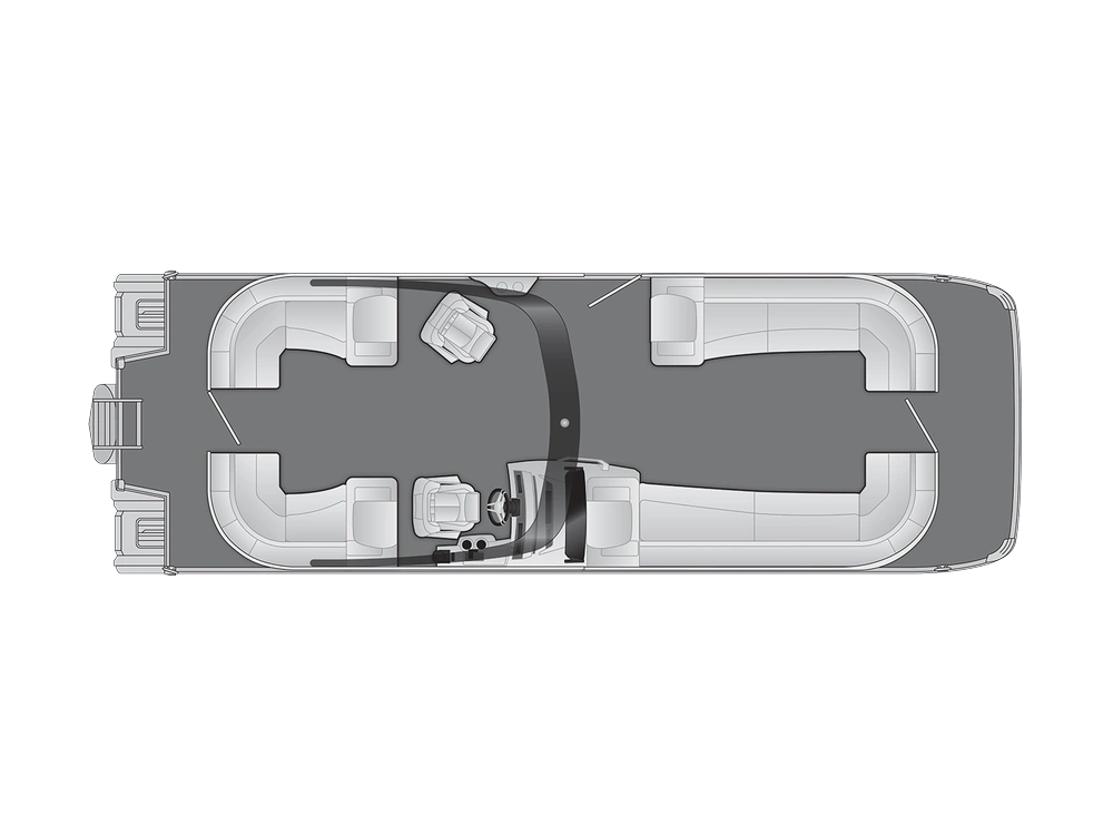 Bennington Marine R Line 30 R Quad Bench 2025 alt