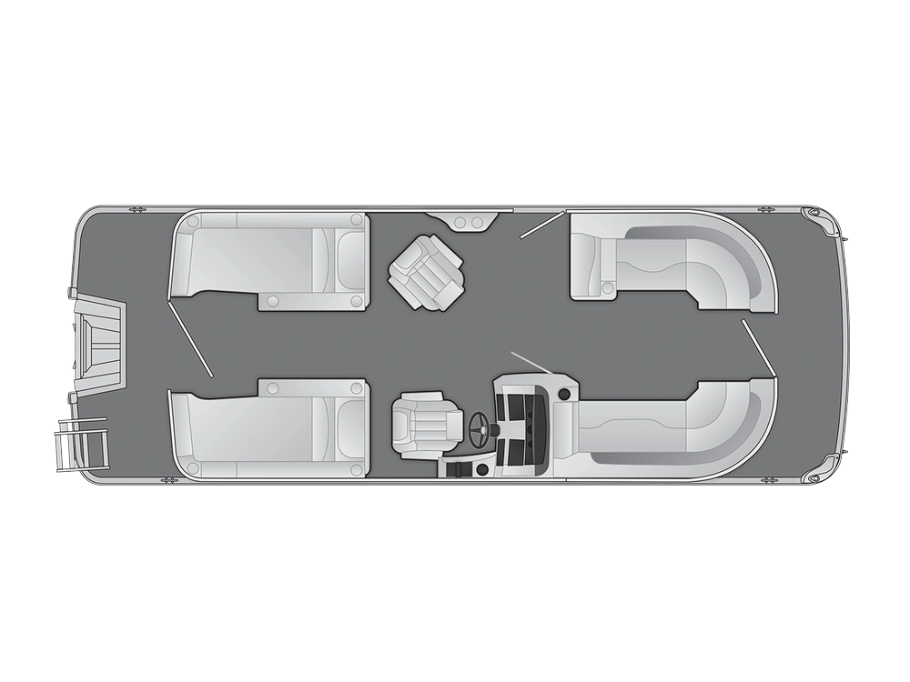 2025 Bennington Marine L Line 23 L Stern Lounge alt