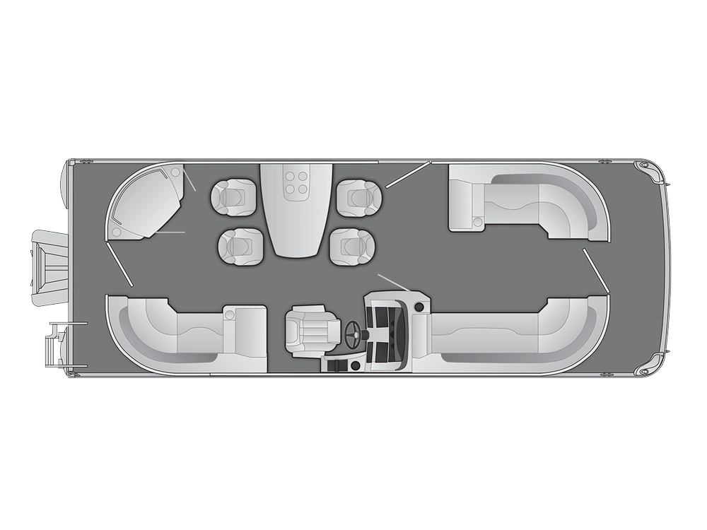 Bennington Marine L Line 24 L Port Dinette Entertainment 2025 alt