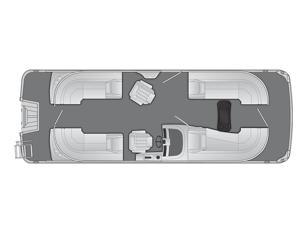 2025 Bennington Marine LX Sport Line 24 LXS Fastback Quad Bench alt