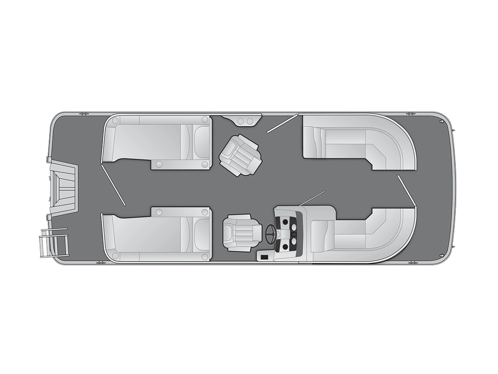 2025 Bennington Marine SX Line 22 SX Stern Lounge alt