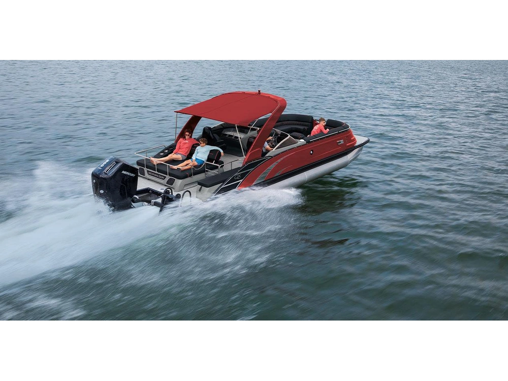 Bennington Marine QX Line 23 QX Fastback Quad Bench 2025 alt