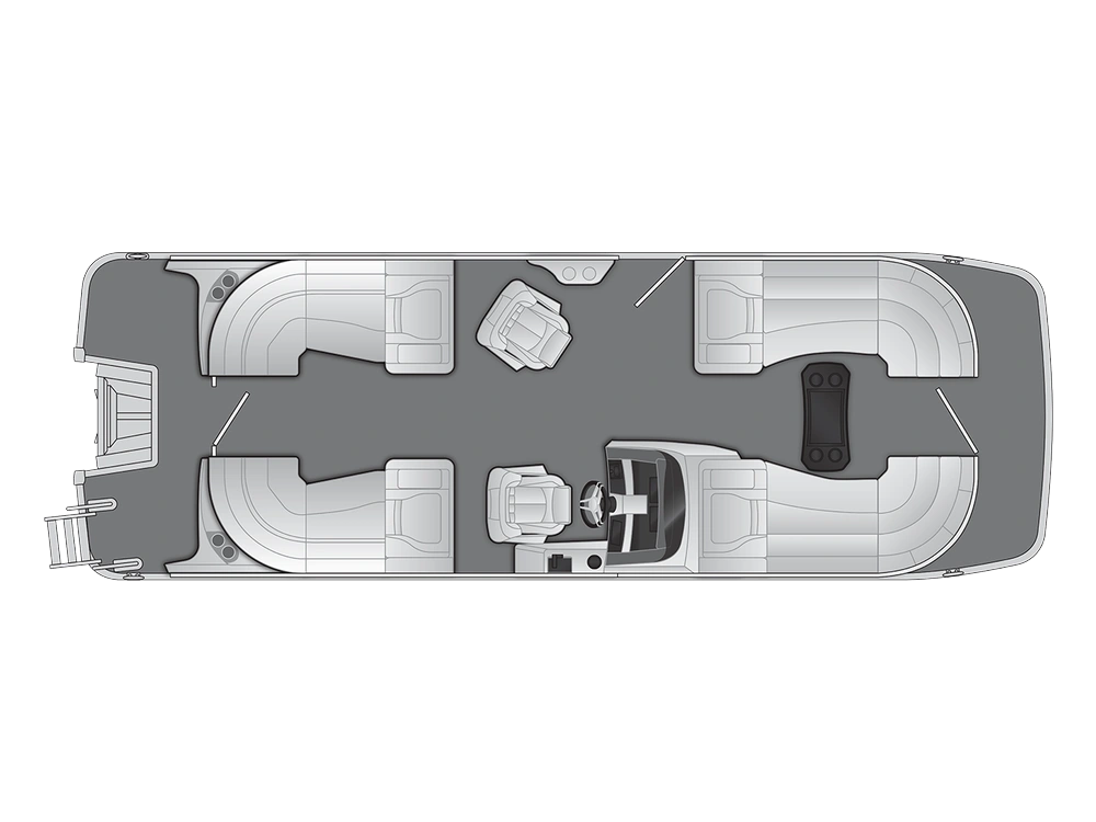 Bennington Marine RX Sport Line 23 RX Fastback Quad Bench 2025 alt