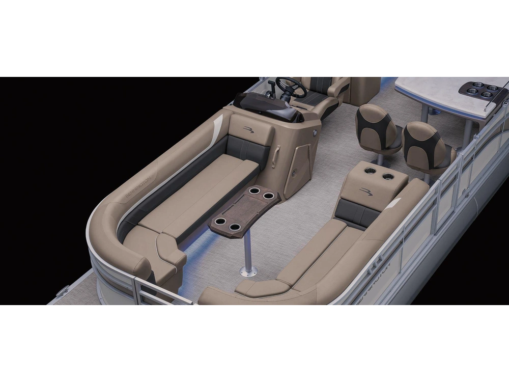 Bennington Marine SX Line 20 SX Stern Radius Quad Bench 2025 alt