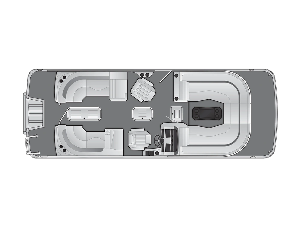 Bennington Marine L Bowrider Line 23 LT Fastback Quad Bench 2025 alt