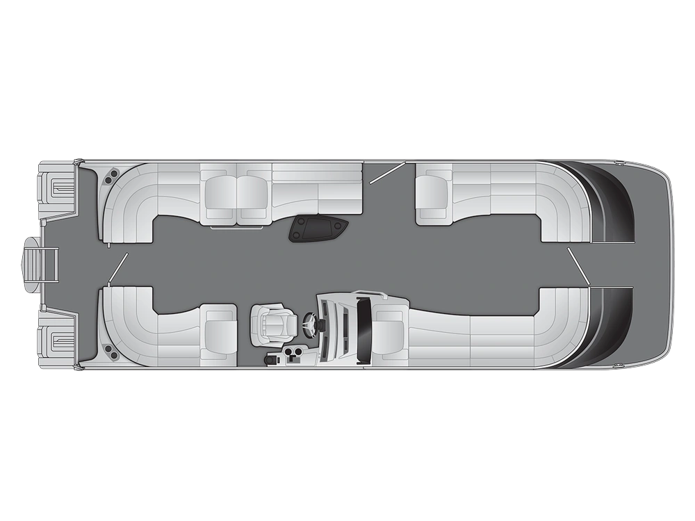 Bennington Marine Q Line 30 Q Fastback Quad Bench 2025 alt