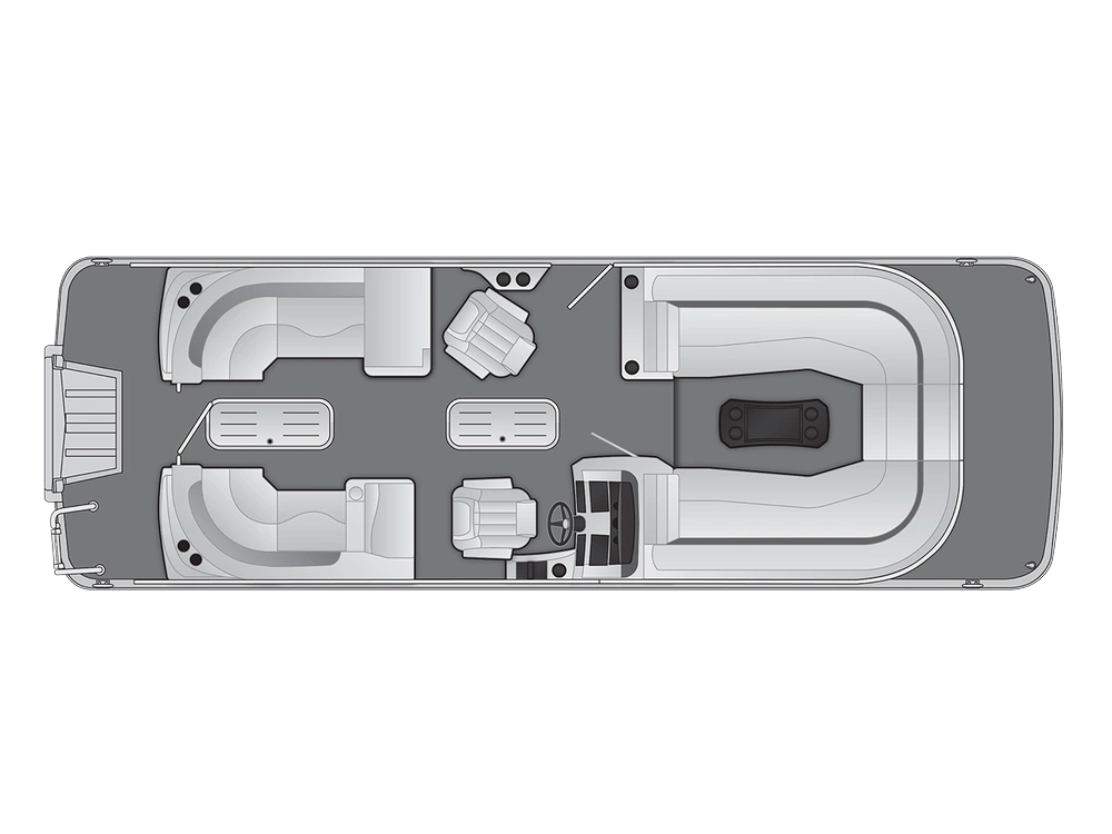 Bennington Marine L Bowrider Line 25 LT Fastback Quad Bench 2025 alt
