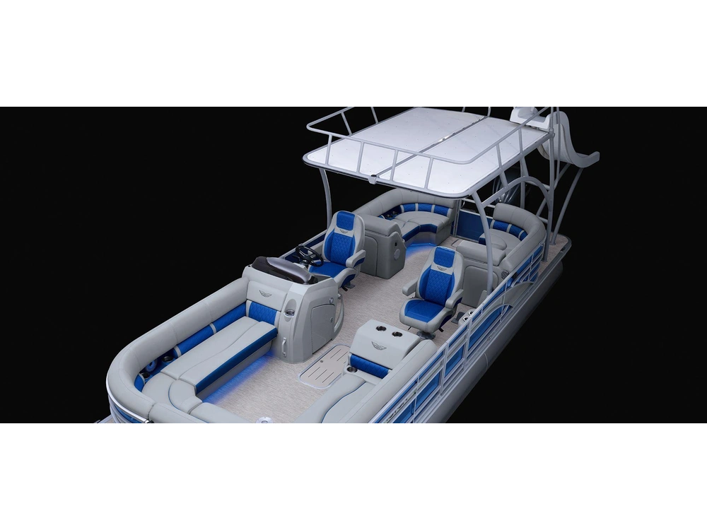 2025 Bennington Marine L Line 20 L Stern Radius Quad Bench alt