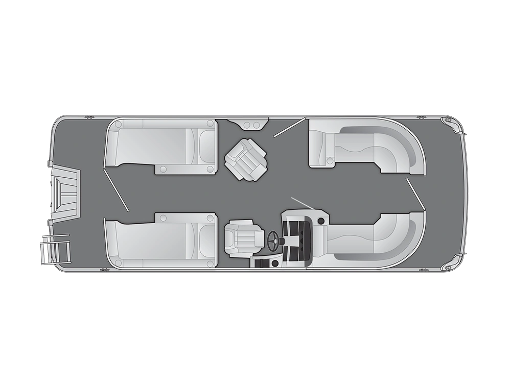 2025 Bennington Marine L Line 22 L Stern Lounge alt