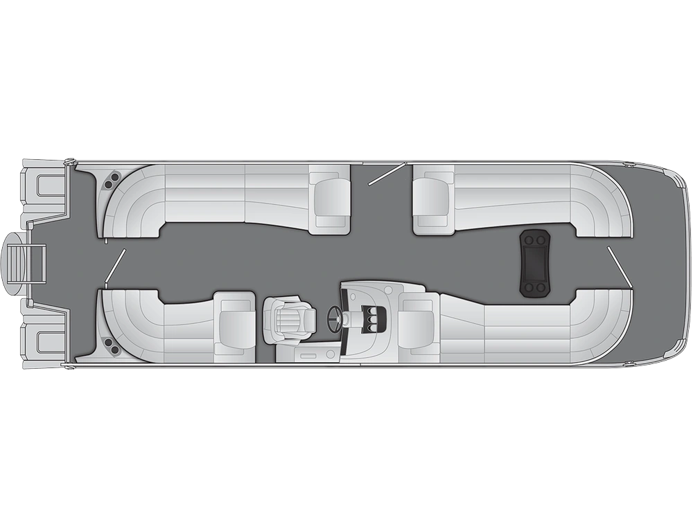 Bennington Marine RX Sport Line 27 RX Fastback Quad Bench 2025 alt