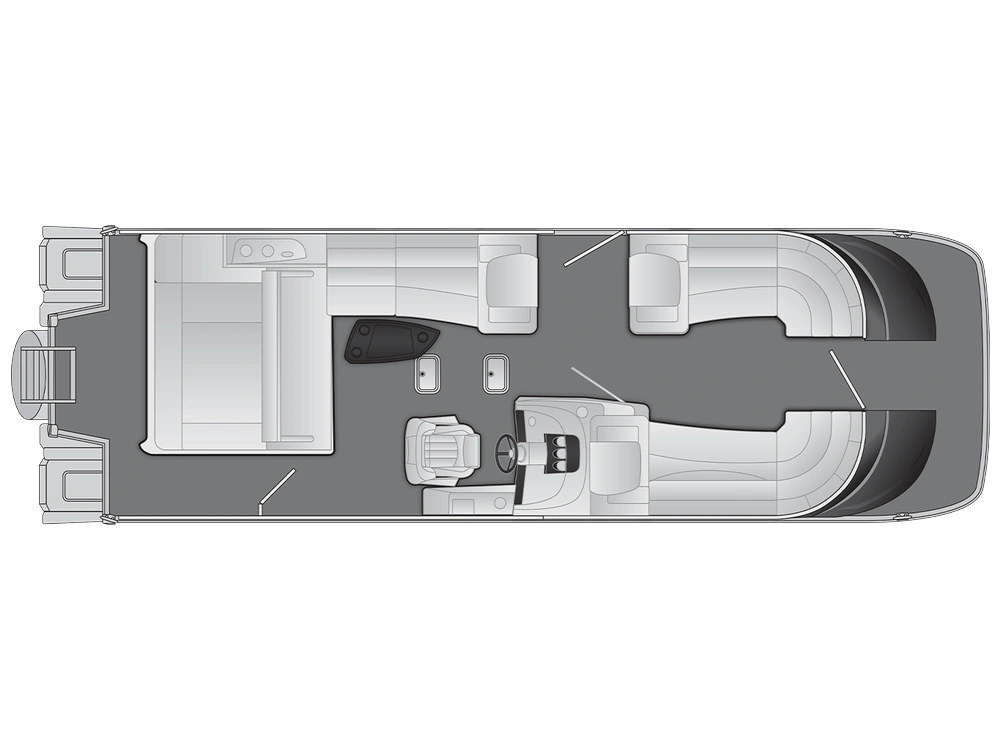 2025 Bennington Marine QX Line 27 QX Swingback alt