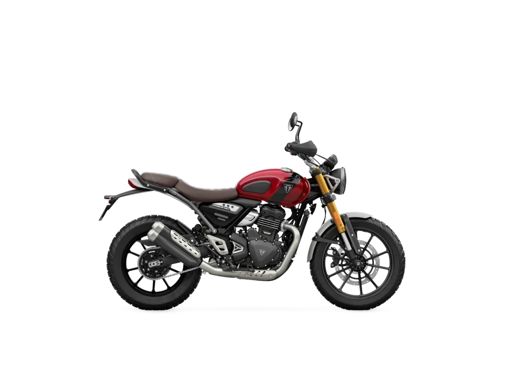 Triumph Scrambler 400 X Scrambler 400 X Carnival Red / Phantom Black 2025 alt