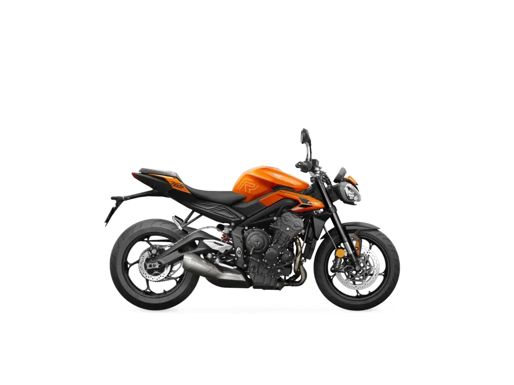 2025 Triumph Street Triple 765 R Matte Baja Orange