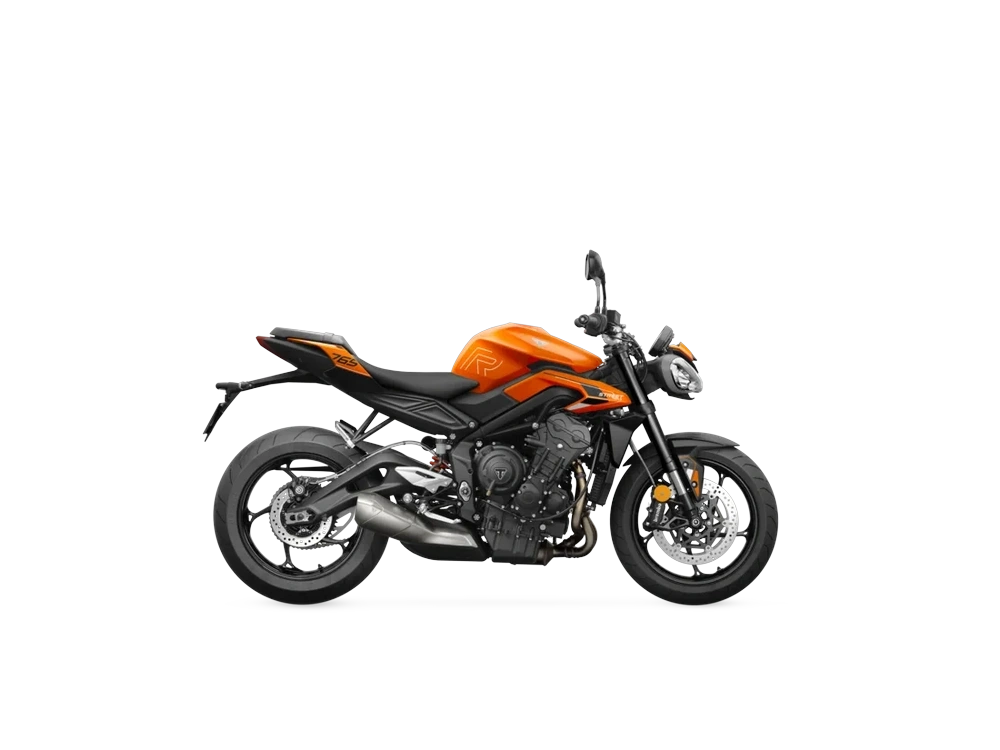 2025 Triumph Street Triple 765 Street Triple 765 R Matte Baja Orange alt